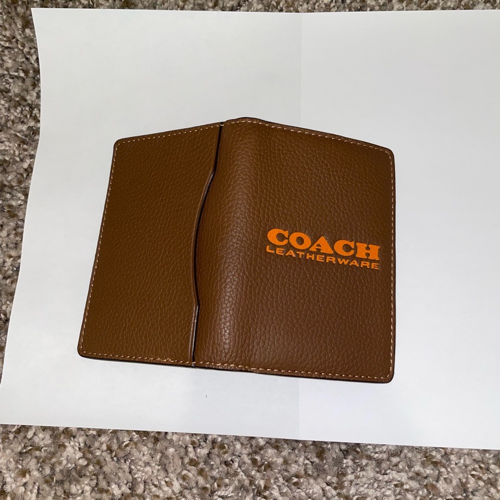 Coach Brown Leather Money Clip - Picture 5 of 5